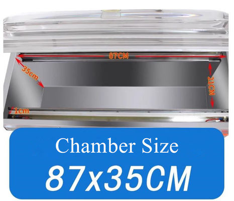 Automatic Vacuum Sealer For Meat Chicken Seafood Fish Rice Brick With 20m3/h Pump Rate