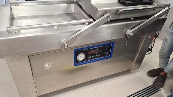 Electric Driven Vacuum Packing Machine for Tin Can Sealing in Double Large Chamber