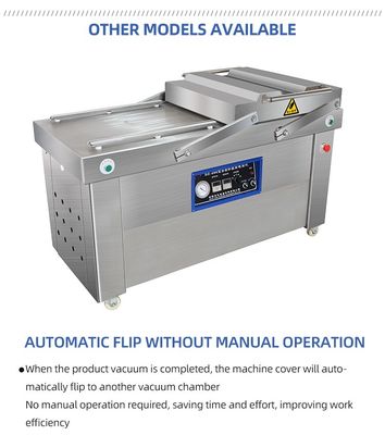 Electric Driven Vacuum Packing Machine for Tin Can Sealing in Double Large Chamber