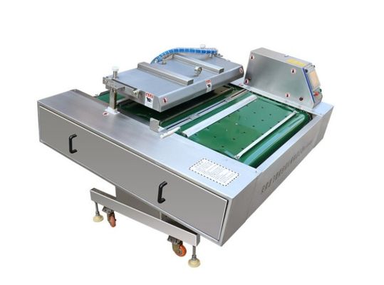 Automatic Continous Rolling Belt Type Vacuum Packaging Machine for Fruit Meat Fish Chicken