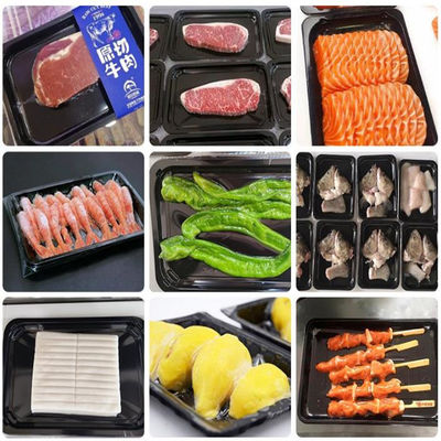 Advanced Technology Vacuum Skin Packaging Machine for Beef Steak Sea Fish and Chicken