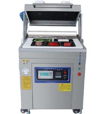 Vertical Vacuum Tray Sealing Machine for Meat Fish Ready Meal Frozen Food Durian Pulp