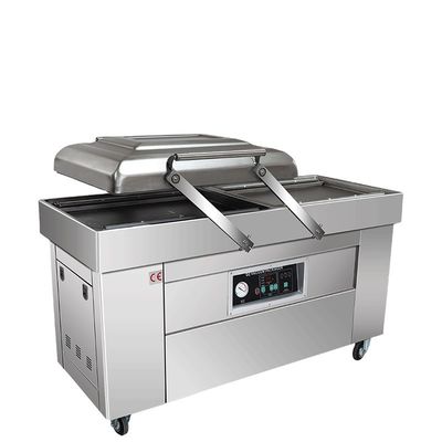 Commercial Automatic Frozen Vegetable Vacuum Sealing Machine with Double Chambers