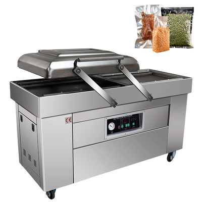Commercial Automatic Frozen Vegetable Vacuum Sealing Machine with Double Chambers