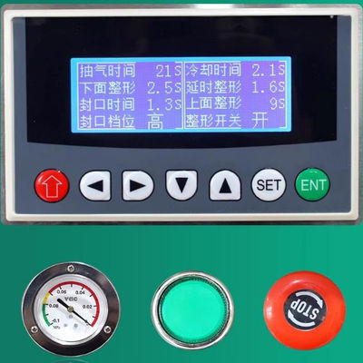 800W Sealing Power Vacuum Packed Rice Auto Shape Brick Vacuum Packing Machine For Rice