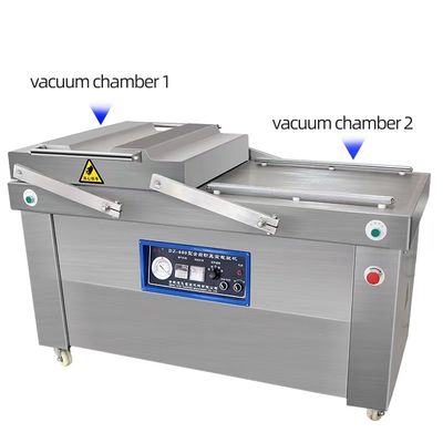 Automatic Vacuum Sealer For Food With Double Chamber Voltage 380V/50HZ Can Customize