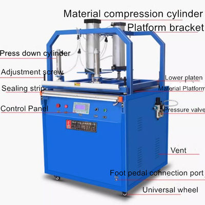 YF-1000 Pneumatic Pillow Press Compress Sealer Machine for Semi-automatic Packaging