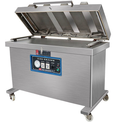 Sea Fish Vacuum Packing Machine with 400mm*2Pcs Sealing Length and Pump Rate of 40m3/h