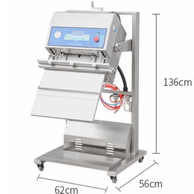 950W Power Vertical Plastic Big Bag Sealer Pneumatic External Vacuum Packaging Machine