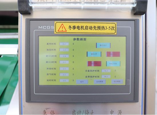 380V Convey Belt Vacuum Sealer for Industrial Meat Vegetable and Fish Processing