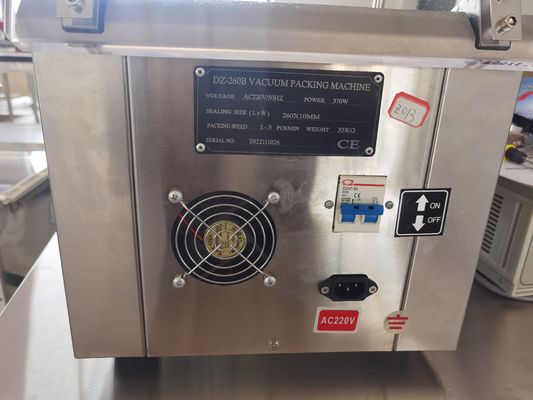 Desktop Single Chamber Vacuum Packing Machine for Food in Hotels Electric Driven