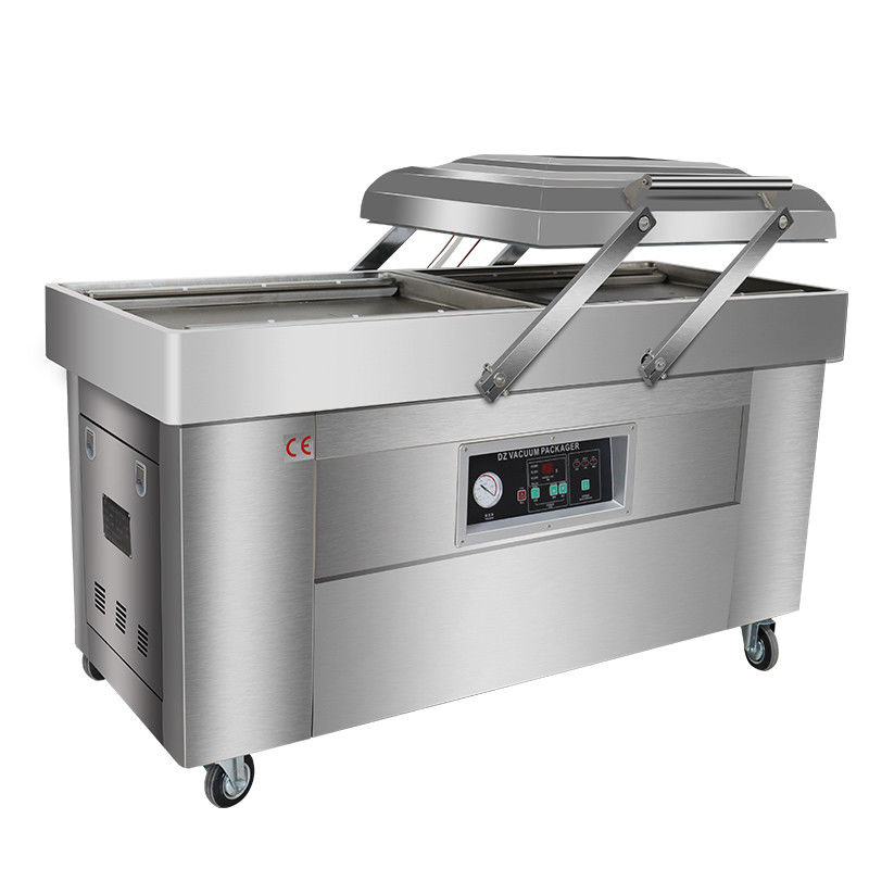 2.1KW Double Chamber Vacuum Packing Machine for Apparel/Chemical Liquid/Commodity Bags