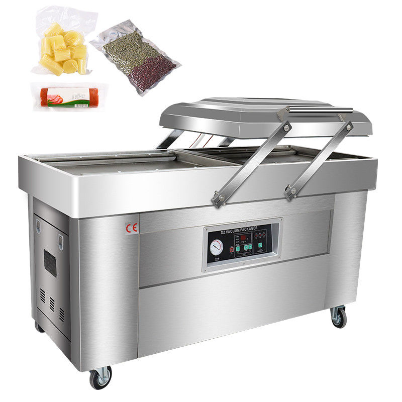 Double Chambers Vacuum Packaging Machine Ideal for Electric Driven Pork Beef Packing