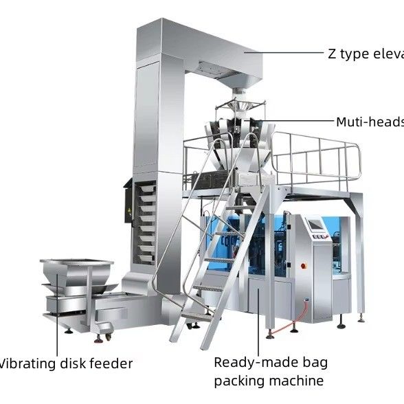 Plastic Packaging Material Used Speed Rotary Bag Packing Machine for Nuts and Seeds