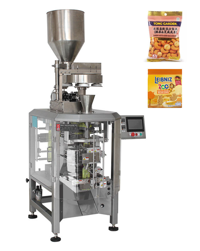 High Speed Nuts Vertical Packaging Machine with Cup Measurement and 1350*1000*2350 Size