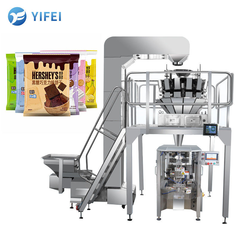 Free Test Supported Automatic Snack Sachet Vertical Packing Machine for Granule Chips
