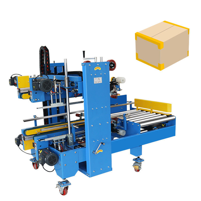 Long Service Life Box Carton Taping Sealer Machines Automatic Corner Edge Sealing Machine