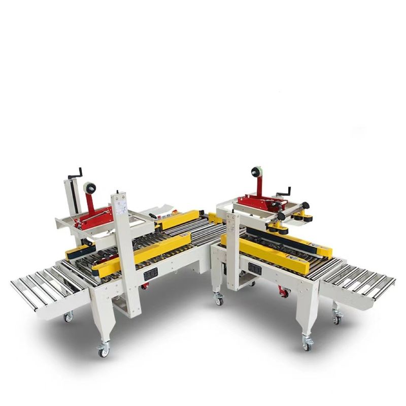 High Sealing Efficiency YF Semi-Automatic Adhesive Tape Carton Box Cross Type Sealing Packing Machine