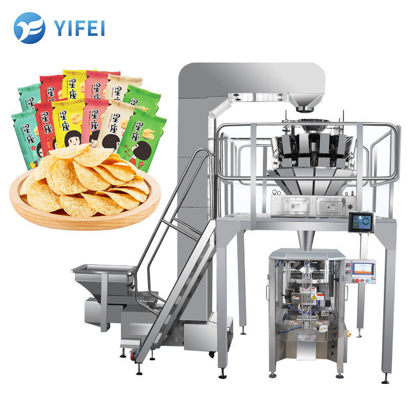Multi-Head Weigher Feeder Vertical Packaging Machine for High Speed Servo Motor Food