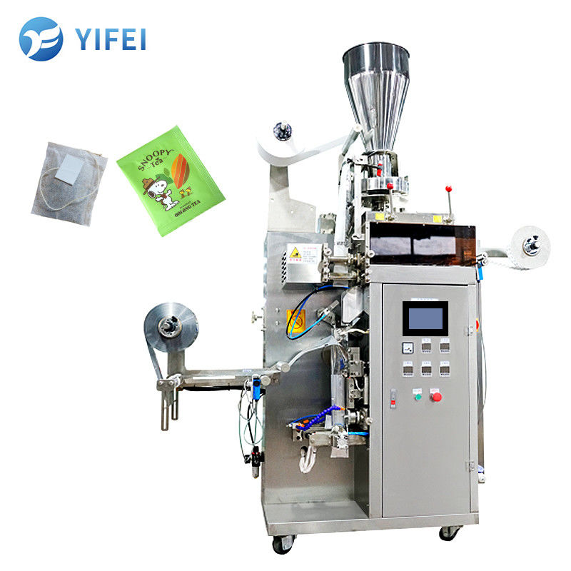 Automatic Tea Bag Packing Machine With Cup Measurement Powder Tea 1-10g Tag Line Packaging