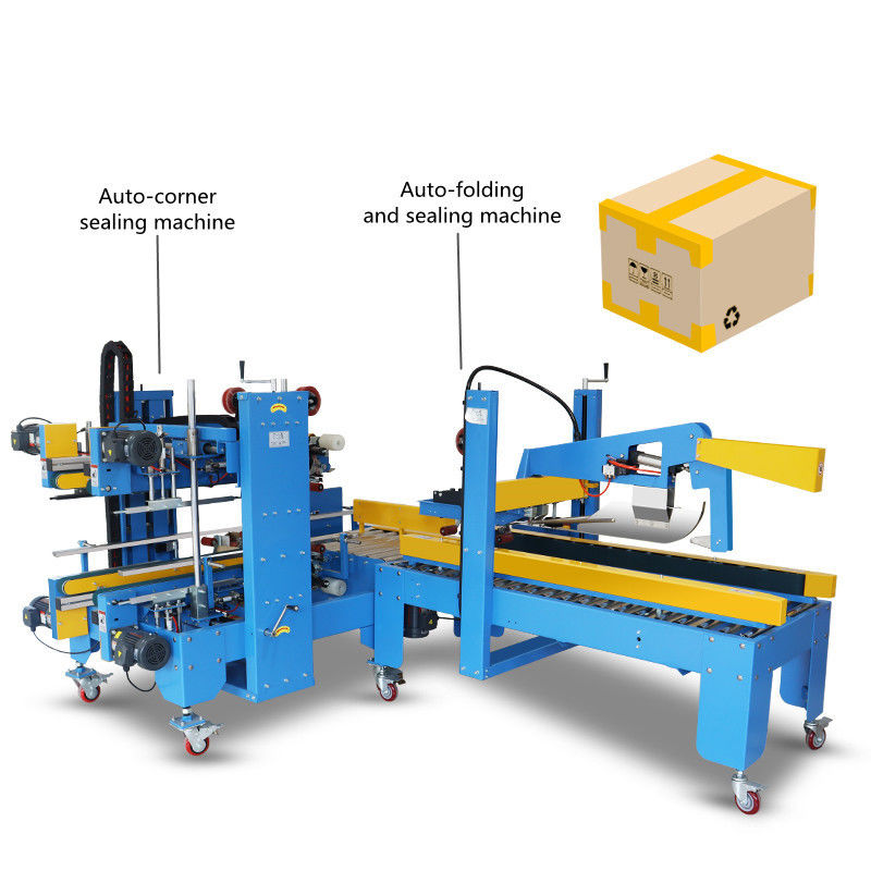 Electric Carton Box Case Erector Folding Flaps Sealing Machine for Production Line