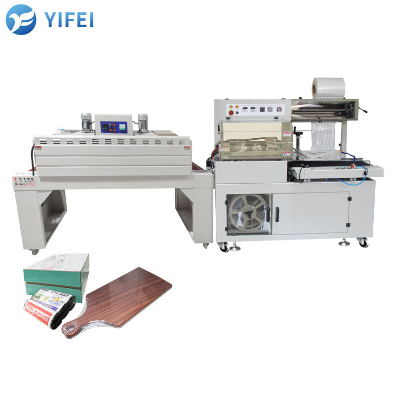 450L PLC Type Egg Trays Automatic Seal Wrap Machine With Vertical Photoelectric Sensor