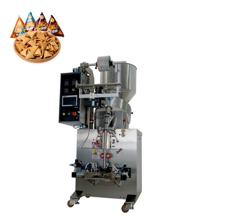 Automatic Triangular 3 Side Seal Sachet Chocolate Candy Bean Snacks Vertical Granule Packing Machine