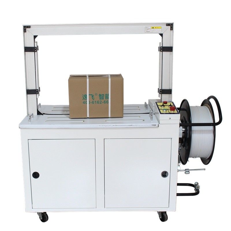 Bonding 150 KG Capacity MH101 Low Table Packer Strapping Machine With Conveyor Line