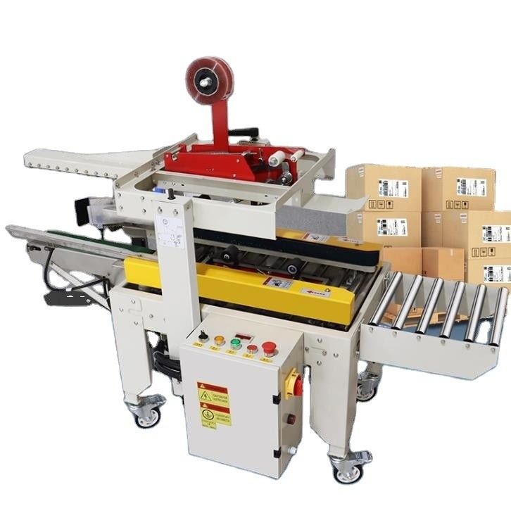 80-320mm Carton Width Semi-automatic Box Taping Machine for Versatile Carton Sealing