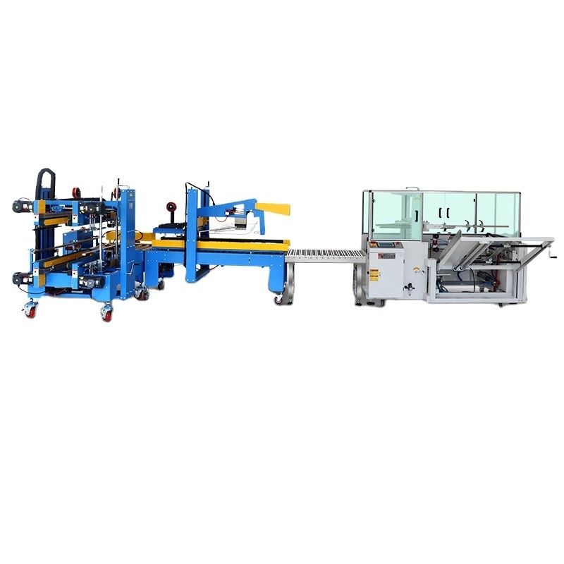 Automatic Pneumatic Box Bottom Case Erecting Machine for Corrugated Carton Packaging