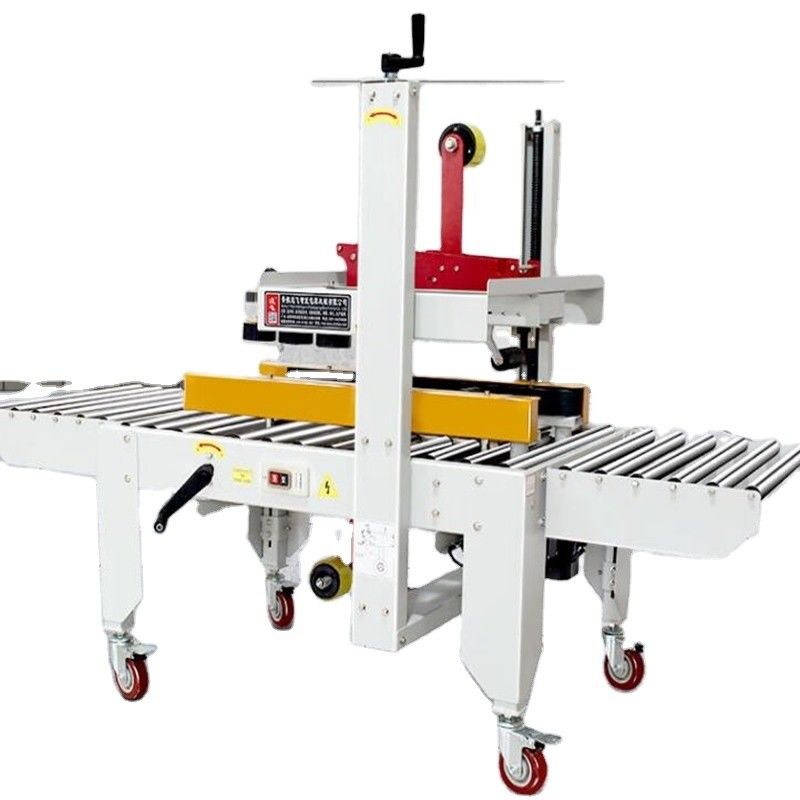 1830*670*1230mm Semi Automatic Left and Right Drive Belt Carton Tape Sealing Machine