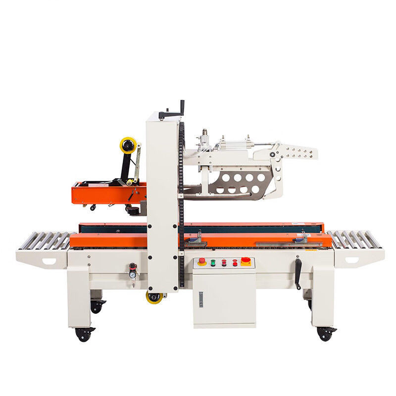 Work Table 600-700mm Flaps Folding Carton Sealing Machine with 28m/min Sealing Speed