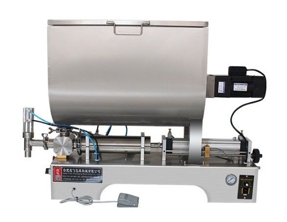 Electric Driven U Type Mixing Tomato Pizza Crust Filling Capping Machine with 80L Bag