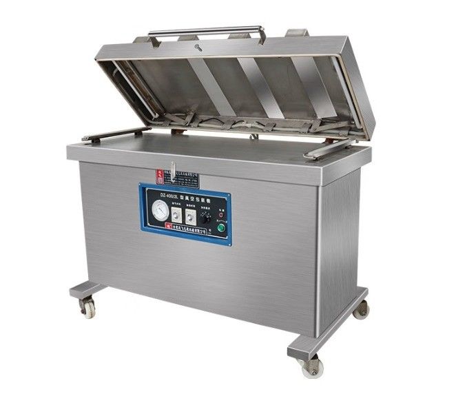 Large Work Table Dz400 Single Chamber Brick Vacuum Packing Machine for Rice and Fish