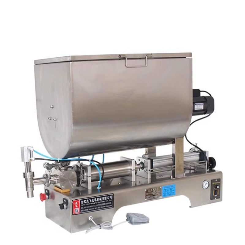 1100*480*800 mm Horizontal Pneumatic Filling Machine for 304Stainless Steel Sauce