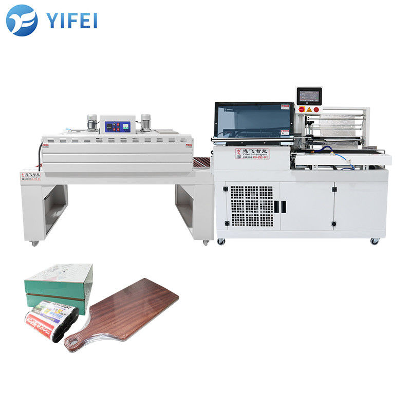 POF Plastic Film Heat Seal Wrapper Pack Packaging Tunnel Thermal L bar Sealer Heat Shrink Wrap Machine