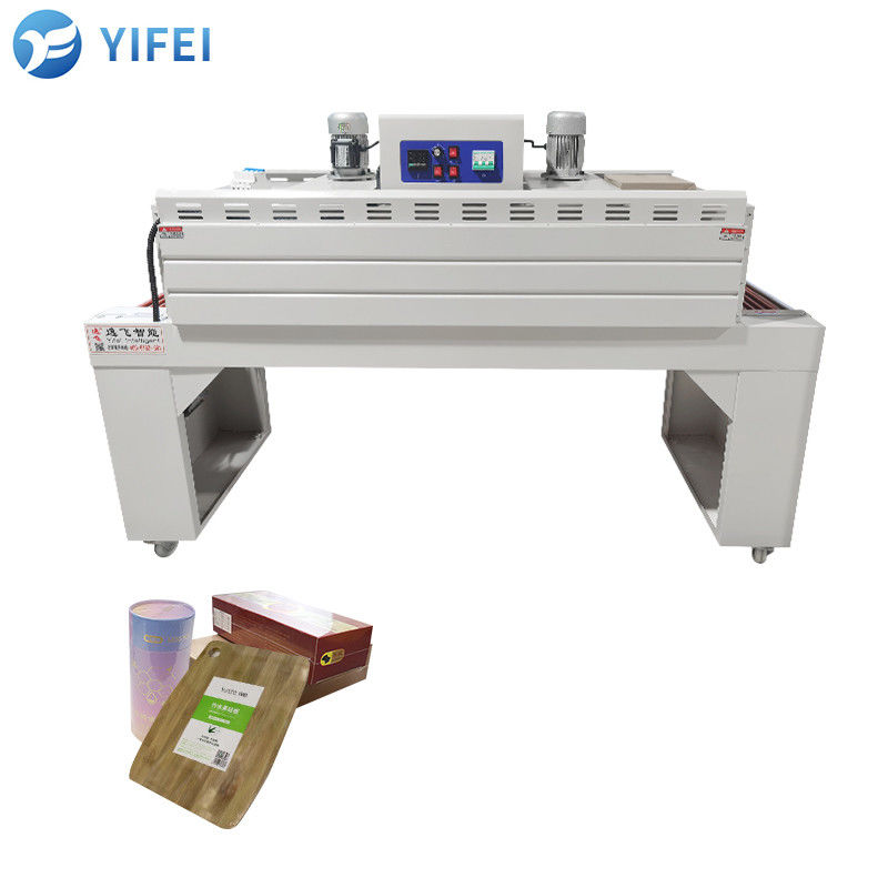 Electric Driven Semi-automatic Egg Tray Box Book Heat Tunnel Wrapping Packaging Packing Machine Shrink Wrapper