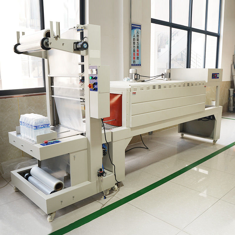 750 50mm Worktable Height Semi Automatic PET Bottle Shrink Wrap Machine for Water Bottles