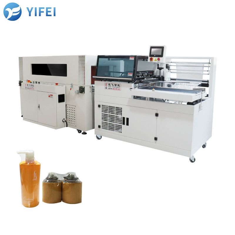 POF/PVC Film 450L 1350W L Bar Shrink Film Bag Wrapping Machine for Packaging Solutions