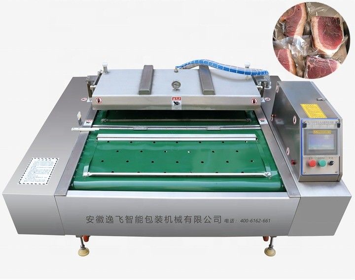 Automatic Continous Rolling Belt Type Vacuum Packaging Machine for Fruit Meat Fish Chicken