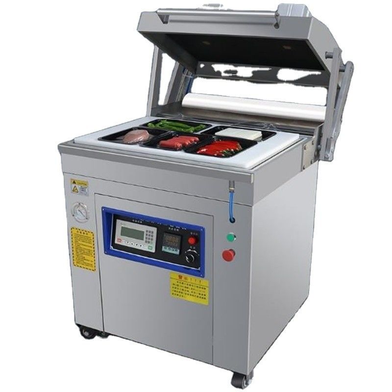Advanced Food Vacuum Skin Packing Machine with 220V/50HZ Voltage and 710*510*90mm Chamber Size