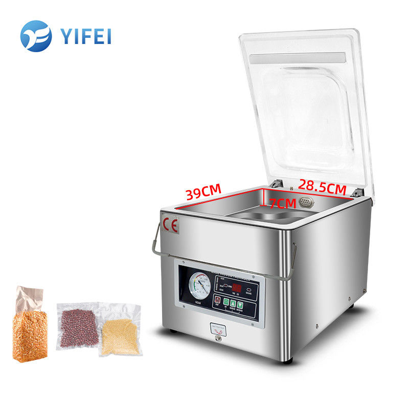 Table Type Semi Automatic Food Vacuum Sealing Machine for Small and Medium Businesses