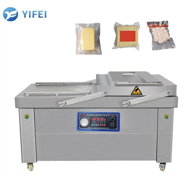 Automatic Vacuum Sealer For Food With Double Chamber Voltage 380V/50HZ Can Customize