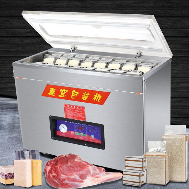 Space-Saving Automatic Vacuum Sealer for Rice Coffee Nuts Cashews Cereal Seeds Brick
