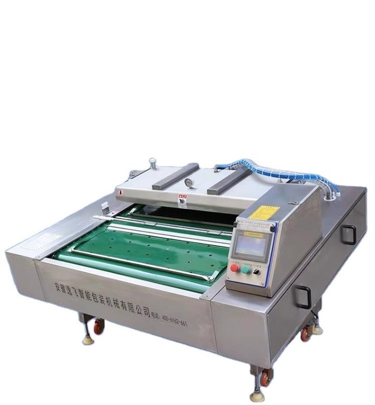 Continuous Rolling Belt Type Food Vacuum Sealer for Bags Max Package Size 1000*420*9mm