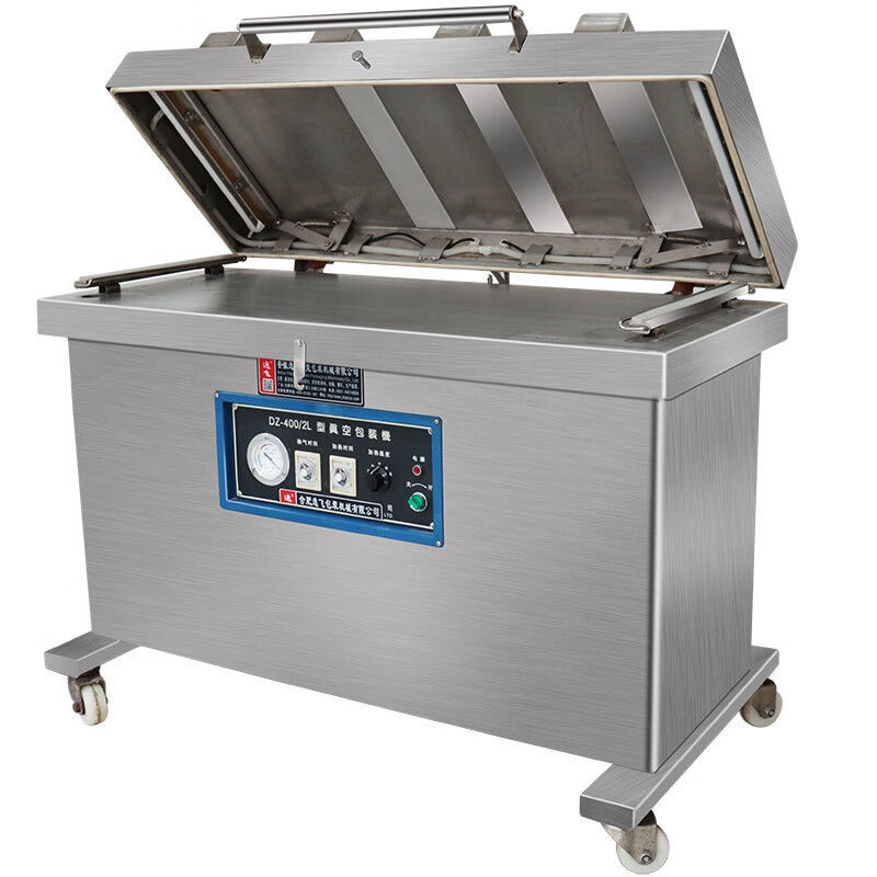 Sea Fish Vacuum Packing Machine with 400mm*2Pcs Sealing Length and Pump Rate of 40m3/h