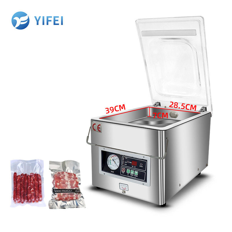 Electric Heating Power 250W Vacuum Packing Machine for Dry and Wet Food Preservation