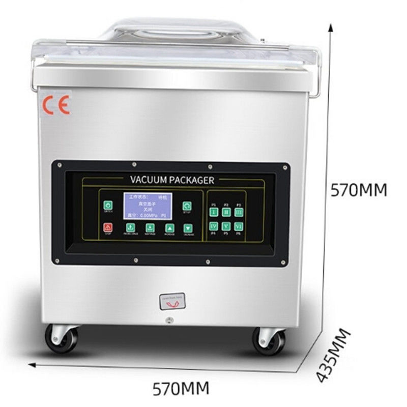 Automatic Vacuum Sealer for Food Rice Fish Meat Coffee Beans Bread Packaging Type Pouch